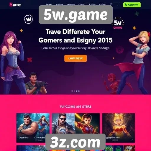 Diferenciais do design do site 5w.game