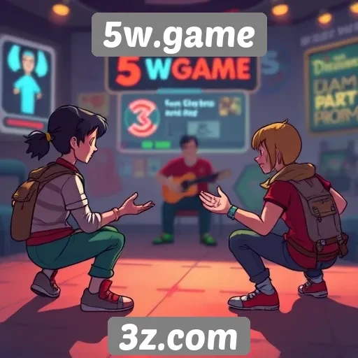 Exploração das funcionalidades de interação do 5w.game