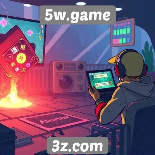 Recursos interativos que destacam o 5w.game entre concorrentes