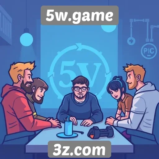 Principais desenvolvedores por trás do 5w.game